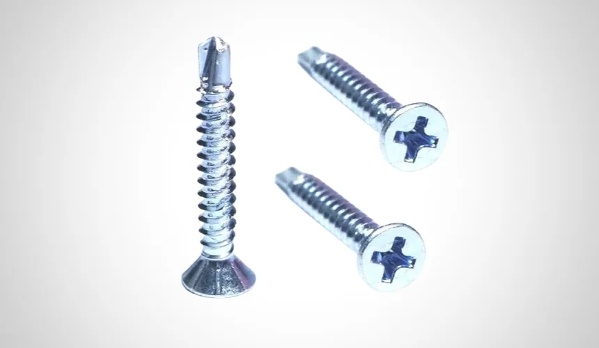 SDS CSK countersunk head self drilling screws with conical heads