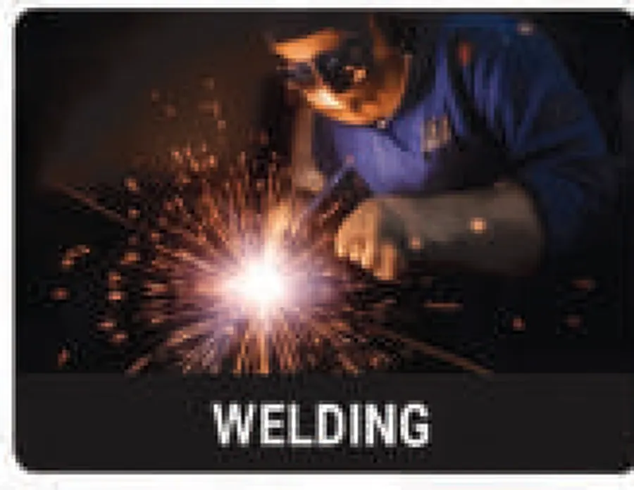 Welding and finishing work on fabricated steel
