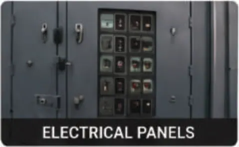 Electrical control panel interior